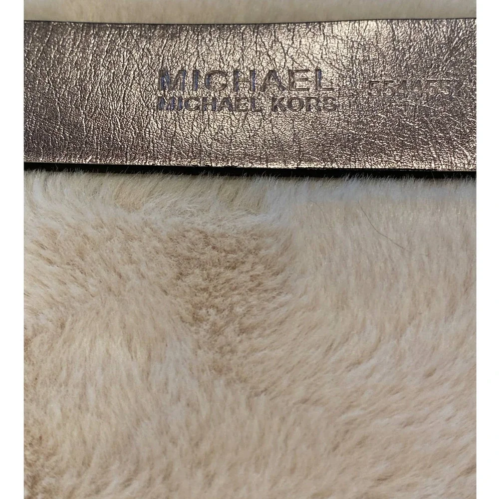 Michael Kors Signature Logo Belt, Size S.